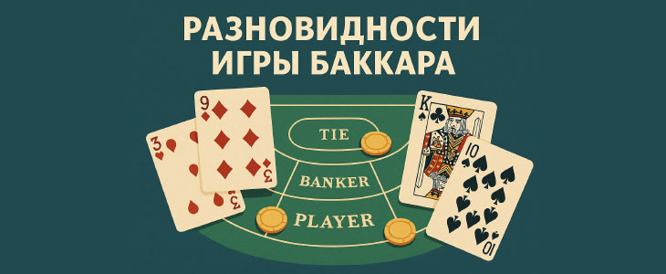 Разновидности баккары в онлайн казиках