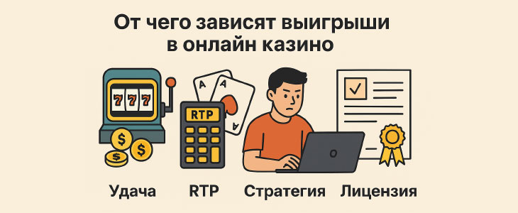 От чего зависят выигрыши в онлайн казике